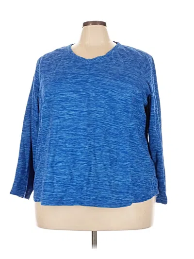 Pre-owned St. John's Bay Pullover Sweater In Blue
