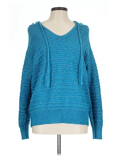 Pre-owned St. John's Bay Pullover Sweater In Blue