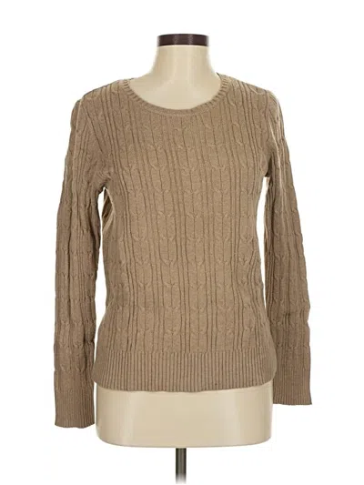 Pre-owned St. John's Bay Pullover Sweater In Brown