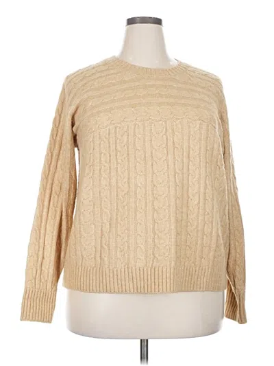 Pre-owned St. John's Bay Pullover Sweater In Brown