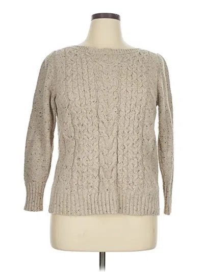 Pre-owned St. John's Bay Pullover Sweater In Brown