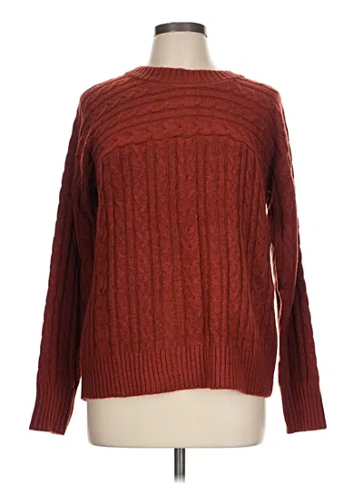 St. John's Bay Pullover Sweater In Brown
