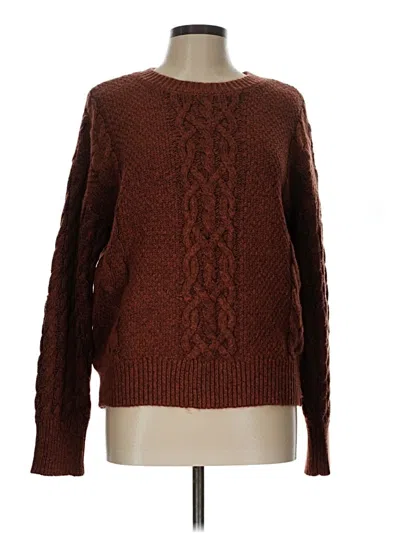 Pre-owned St. John's Bay Pullover Sweater In Brown