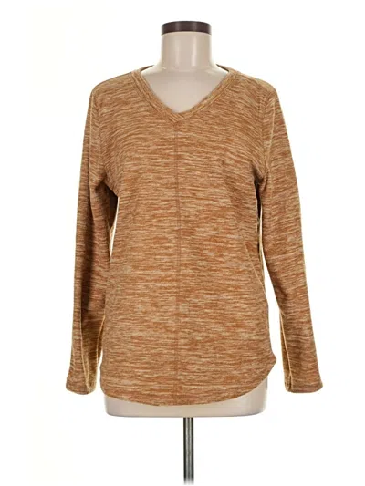 Pre-owned St. John's Bay Pullover Sweater In Brown