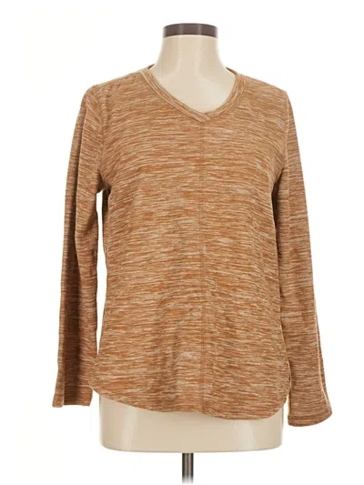 Pre-owned St. John's Bay Pullover Sweater In Brown
