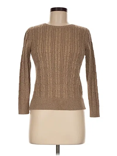Pre-owned St. John's Bay Pullover Sweater In Brown