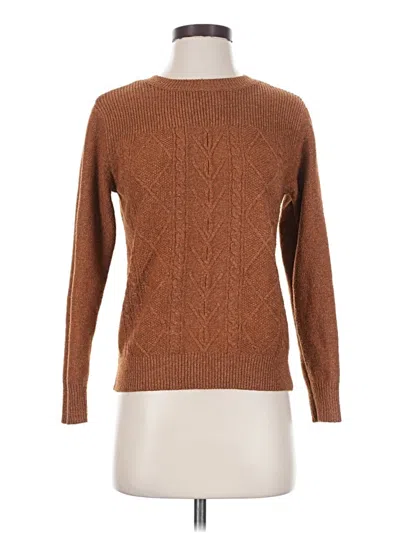 Pre-owned St. John's Bay Pullover Sweater In Brown