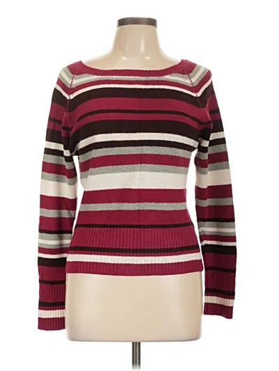 Pre-owned St. John's Bay Pullover Sweater In Burgundy