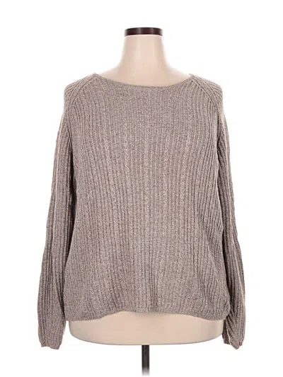 Pre-owned St. John's Bay Pullover Sweater In Burgundy