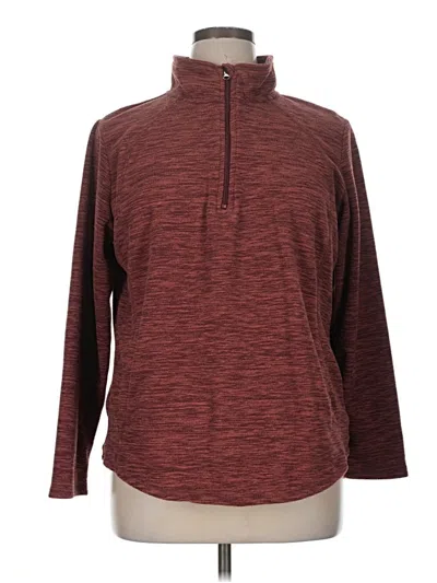 Pre-owned St. John's Bay Pullover Sweater In Burgundy