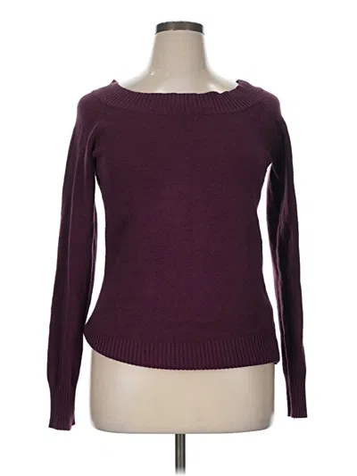 Pre-owned St. John's Bay Pullover Sweater In Burgundy
