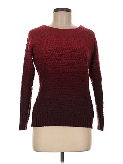 Pre-owned St. John's Bay Pullover Sweater In Burgundy