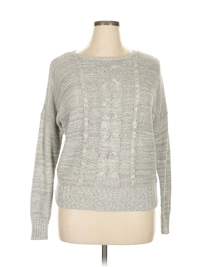 Pre-owned St. John's Bay Pullover Sweater In Gray