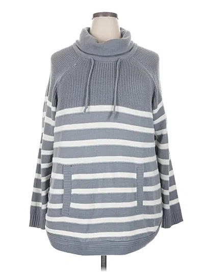 Pre-owned St. John's Bay Pullover Sweater In Gray