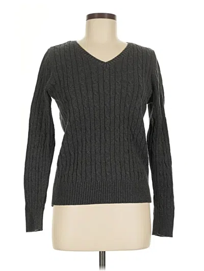 Pre-owned St. John's Bay Pullover Sweater In Gray