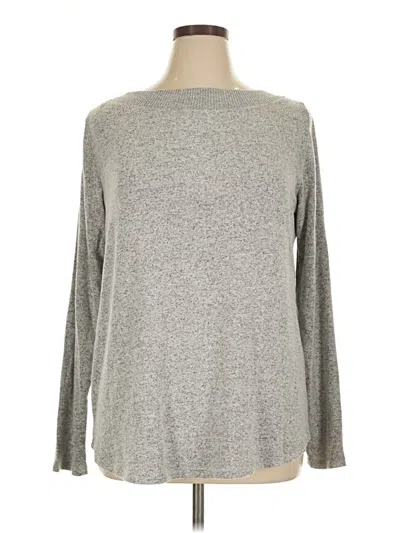Pre-owned St. John's Bay Pullover Sweater In Gray