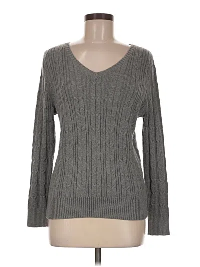 Pre-owned St. John's Bay Pullover Sweater In Gray