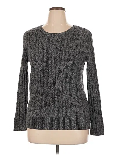Pre-owned St. John's Bay Pullover Sweater In Gray