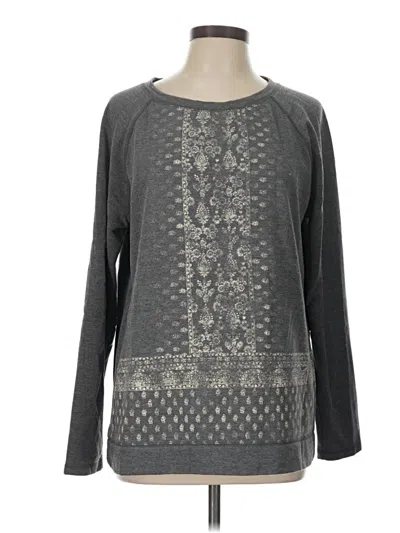 Pre-owned St. John's Bay Pullover Sweater In Gray