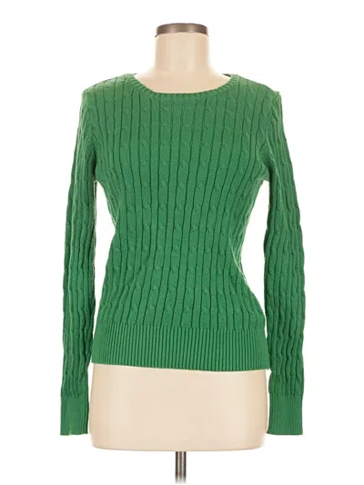 Pre-owned St. John's Bay Pullover Sweater In Green