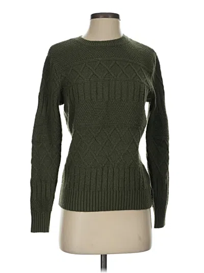 Pre-owned St. John's Bay Pullover Sweater In Green