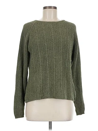 Pre-owned St. John's Bay Pullover Sweater In Green