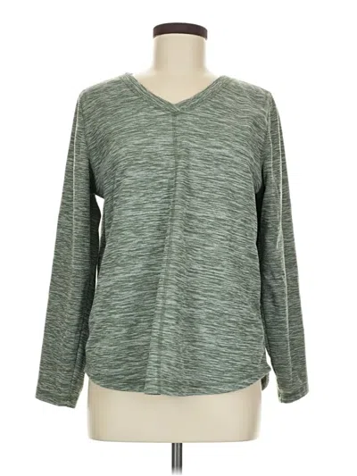Pre-owned St. John's Bay Pullover Sweater In Green