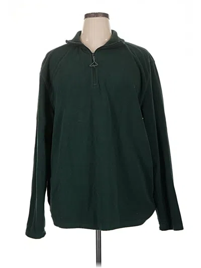 Pre-owned St. John's Bay Pullover Sweater In Green