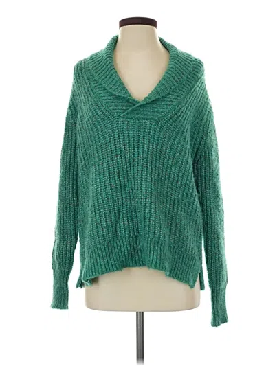 Pre-owned St. John's Bay Pullover Sweater In Green