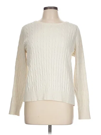 Pre-owned St. John's Bay Pullover Sweater In Ivory