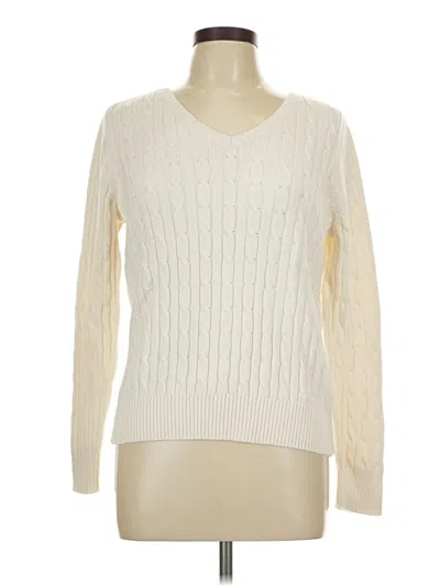 Pre-owned St. John's Bay Pullover Sweater In Ivory
