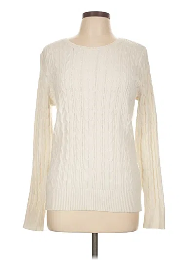 Pre-owned St. John's Bay Pullover Sweater In Ivory