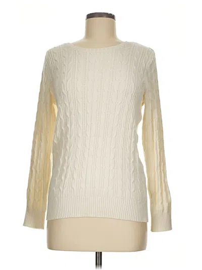 Pre-owned St. John's Bay Pullover Sweater In Ivory