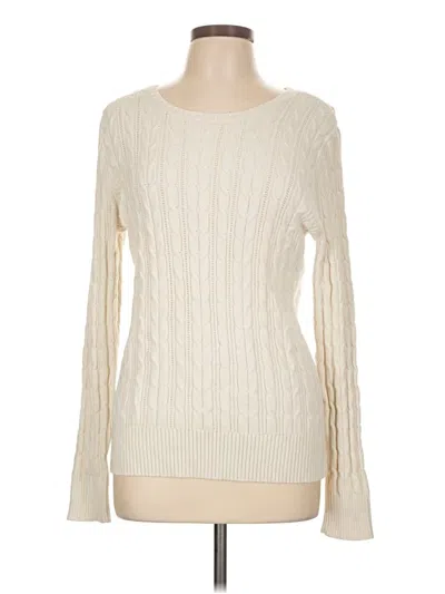 Pre-owned St. John's Bay Pullover Sweater In Ivory