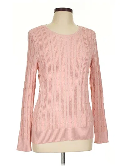 Pre-owned St. John's Bay Pullover Sweater In Pink