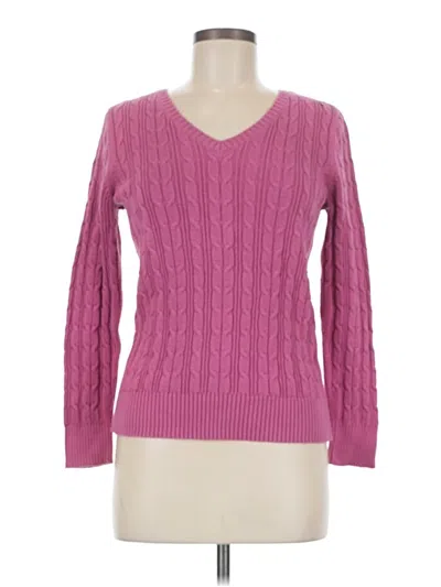 Pre-owned St. John's Bay Pullover Sweater In Pink