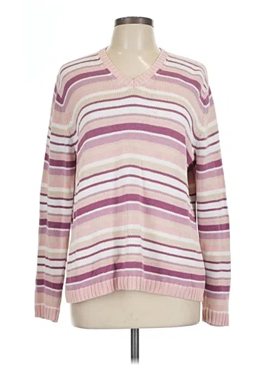 Pre-owned St. John's Bay Pullover Sweater In Pink