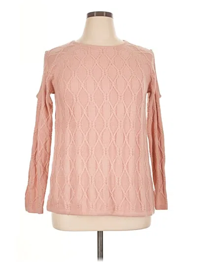 Pre-owned St. John's Bay Pullover Sweater In Pink
