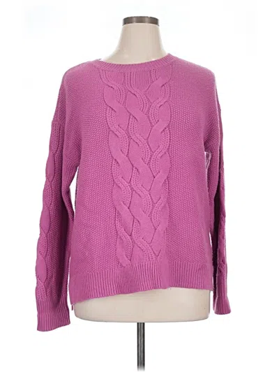 Pre-owned St. John's Bay Pullover Sweater In Pink
