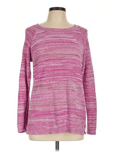 Pre-owned St. John's Bay Pullover Sweater In Pink