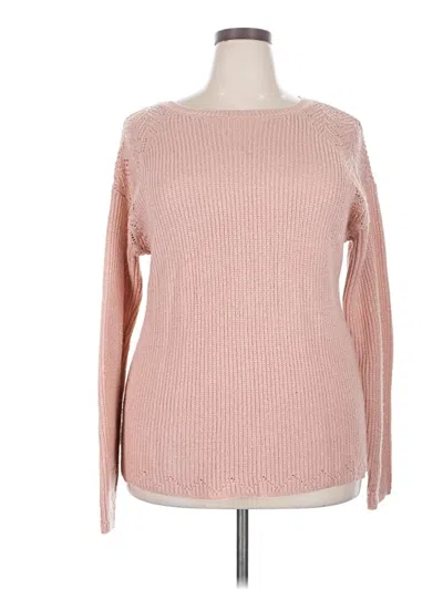Pre-owned St. John's Bay Pullover Sweater In Pink