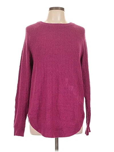 Pre-owned St. John's Bay Pullover Sweater In Purple