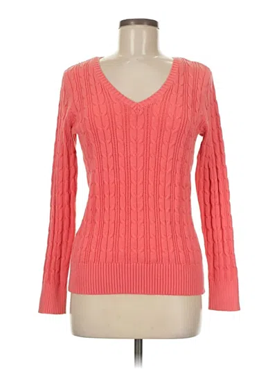 Pre-owned St. John's Bay Pullover Sweater In Red