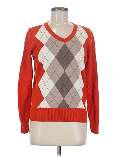 Pre-owned St. John's Bay Pullover Sweater In Red