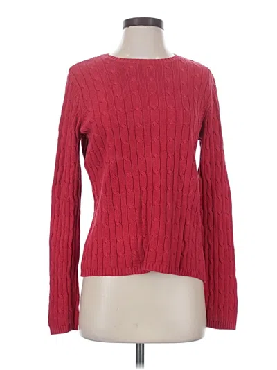 Pre-owned St. John's Bay Pullover Sweater In Red