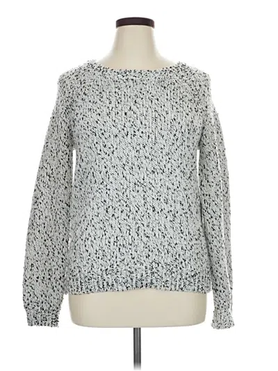 Pre-owned St. John's Bay Pullover Sweater In Silver