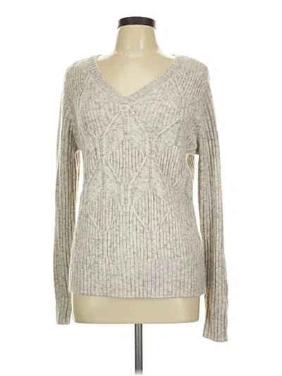 Pre-owned St. John's Bay Pullover Sweater In Silver