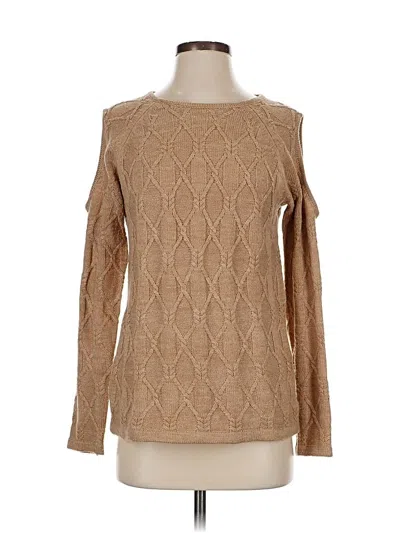 Pre-owned St. John's Bay Pullover Sweater In Tan