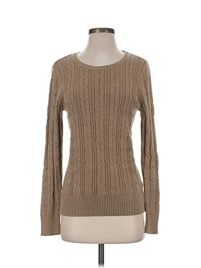 Pre-owned St. John's Bay Pullover Sweater In Tan