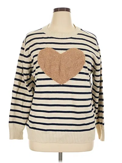 Pre-owned St. John's Bay Pullover Sweater In Tan